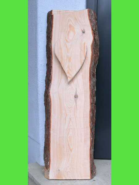 Holzbrett mit Herz